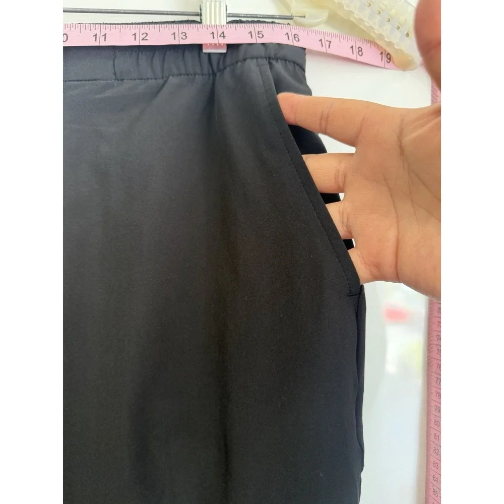 Banana Republic Men's Black Elastic Waist Pull-On Casual Pants Size